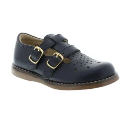 Footmates Kid’s Danielle Navy Leather