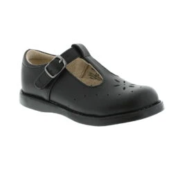 Footmates Kid’s Sherry Black Leather