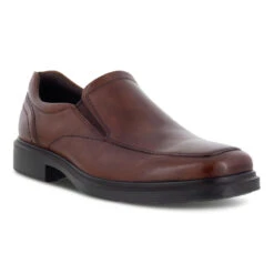 ECCO Men’s Helsinki 2.0 Apron Toe Slip On Cognac Leather