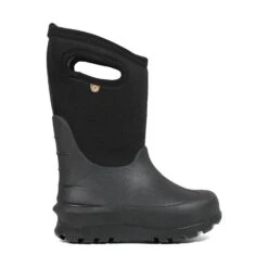Bogs Kid’s Neo-Classic Insulated Solid Rain Boots Black