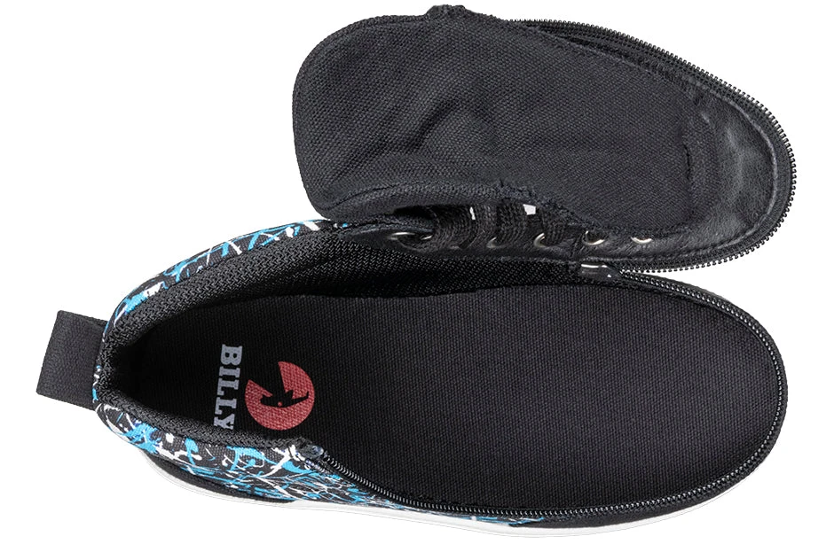 Billy Kid’s Classic D|R II High Tops Black Graffiti - Image 2