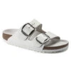 Birkenstock Arizona Big Buckle Natural Leather White