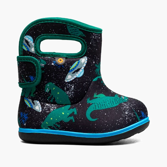 Bogs Baby Bogs II Boots Jurassic Dino Black Multi