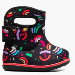 Bogs Baby Bogs II Boots Rainbow Fun Black Multi