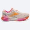 Brooks Women’s Adrenaline GTS 23 White Sand/Sunset/Fuchsia