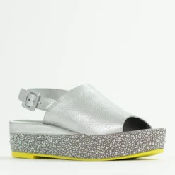 Cynthia Richard Women’s Lucille Sandal Prata Metallic