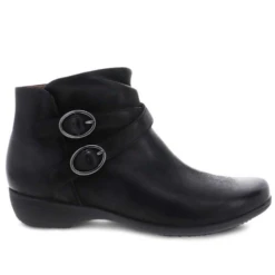 Dansko Women’s Faithe Bootie Black Burnished Nubuck