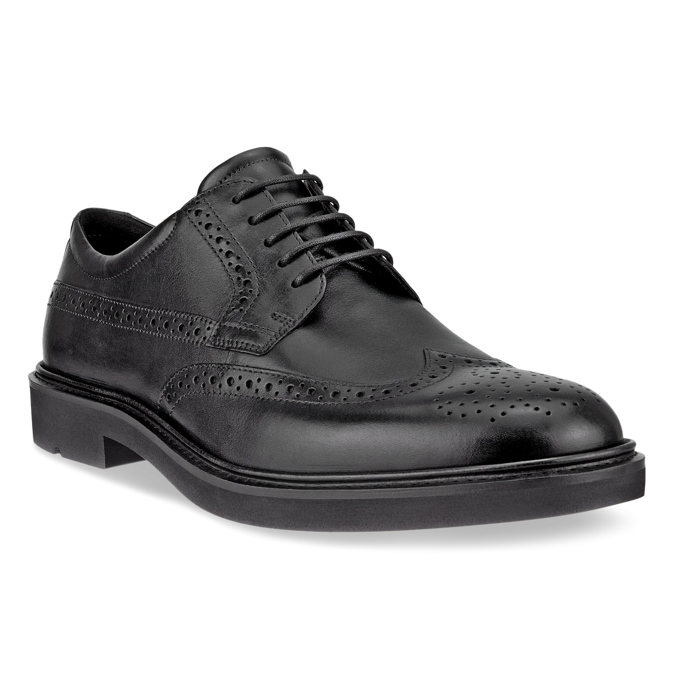 ECCO Men’s Metropole London Wingtip Shoe Black