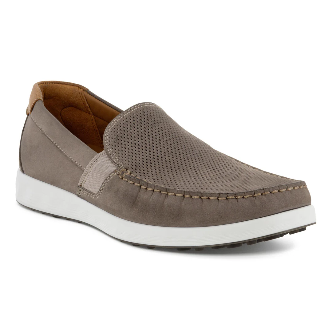 ECCO Men’s S-Lite Moc Slip-On Warm Grey/Cognac