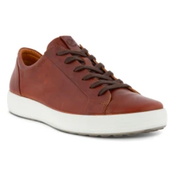 ECCO Men’s Soft 7 City Sneaker Cognac