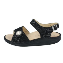 Finn Comfort Women’s Sausalito Sandal Black Delizia