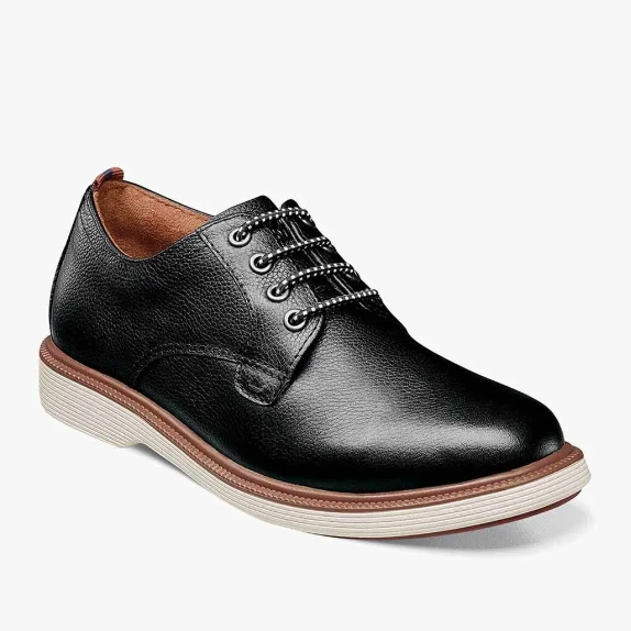 Florsheim Kid’s Supacush Jr. Plain Toe Oxford Black