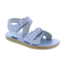 Footmates Kid’s Eco-Ariel Sandal Blue Pearl Micro
