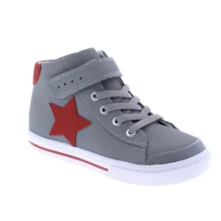 Footmates Kid’s Riley Grey/Red