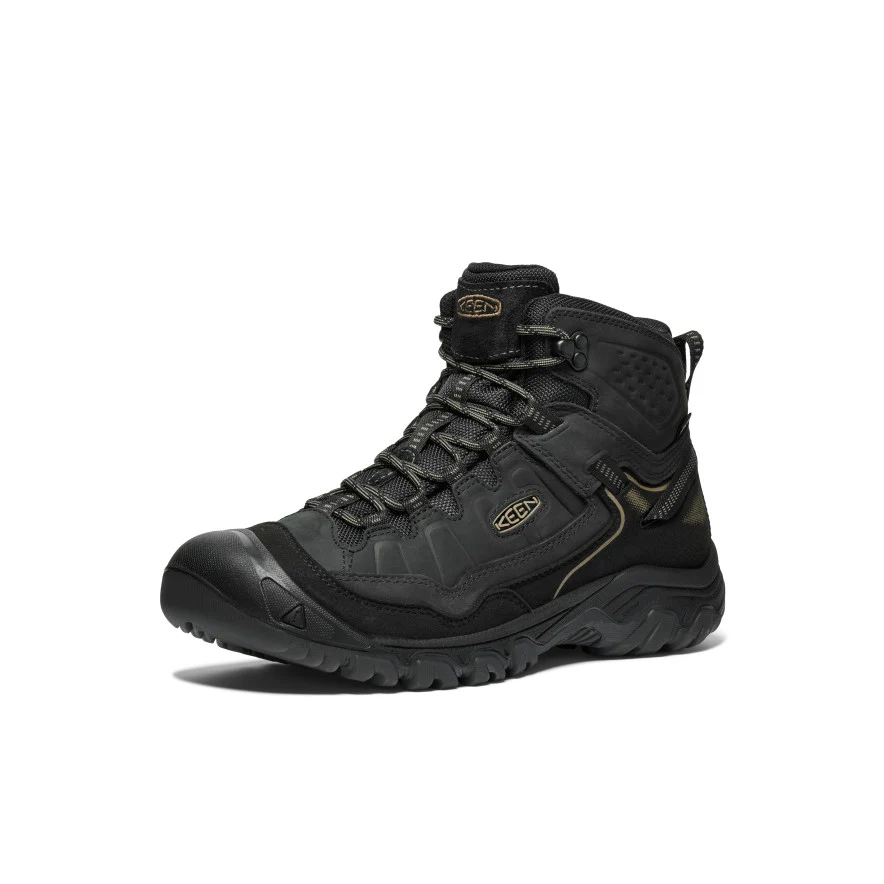 Keen Men’s Targhee IV Waterproof Hiking Boot Triple Black
