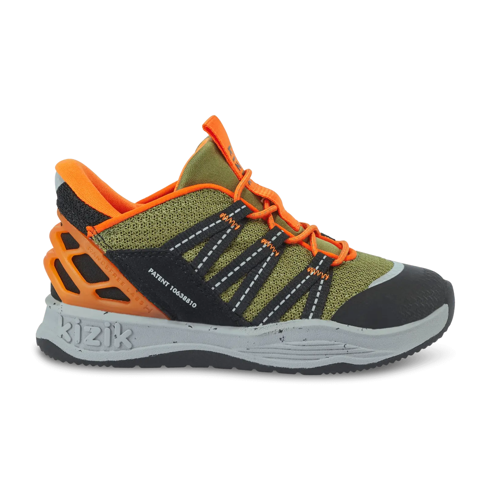 Kizik Little Kid’s Truckee Olive Green/Orange