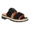 L’Amour Des Pieds Women’s Dalbir Sandal Black Kid Suede