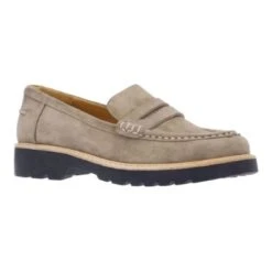L’Amour Des Pieds Women’s Yolandi Dark Taupe Kidsuede