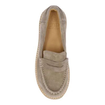 L’Amour Des Pieds Women’s Yolandi Dark Taupe Kidsuede - Image 2