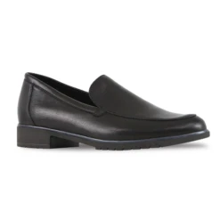 Munro Women’s Giselle Loafer Black Calf Leather