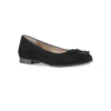 Munro Women’s Joslynn Flat Black Kid Suede