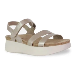 Munro Women’s Juniper Sandal Taupe Metallic