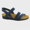 Naot Women’s Kayla Sandal Navy Velvet Nubuck