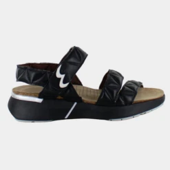 Naot Women’s Kayla Sport Sandal Soft Black Leather