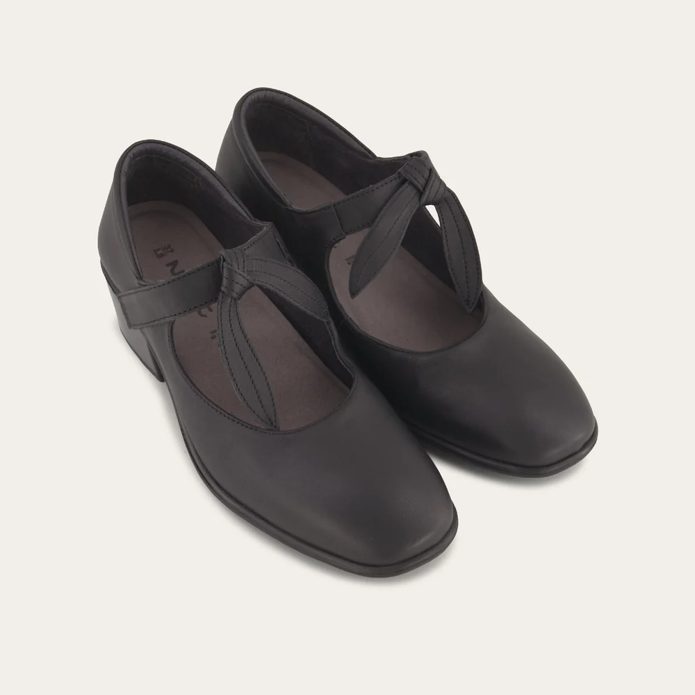 Naot Women’s Nobility Mary Jane Jet Black Leather - Image 2