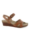 Naot Women’s Throne Wedge Sandal Caramel
