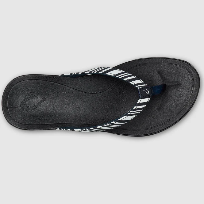 Olukai Women’s Ho’opio Sandal Blue Depth/Stripe - Image 2