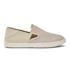 Olukai Women’s Pehuea Slip-On Sneaker Tapa Beige