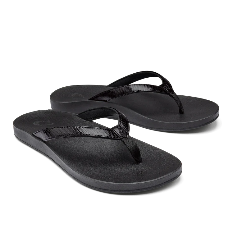 Olukai Women’s Puawe Sandal Black - Image 2