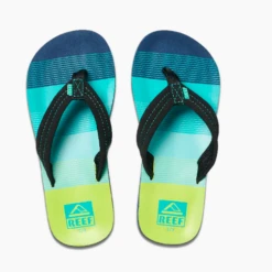 Reef Kid’s Ahi Sandal Aqua/Green