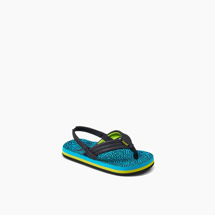 Reef Kid’s Little Ahi Sandal Blue Coral - Image 2