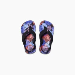 Reef Kid’s Little Ahi Sandal Purple Fronds
