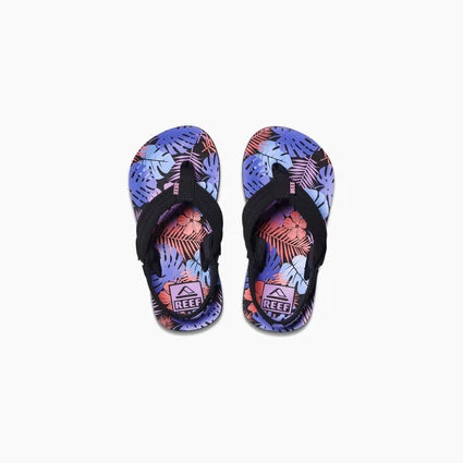 Reef Kid’s Little Ahi Sandal Purple Fronds