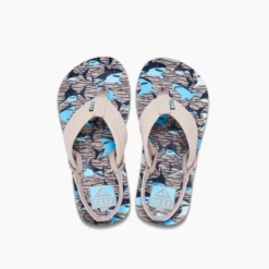 Reef Kid’s Little Ahi Sandal Tan Sharks