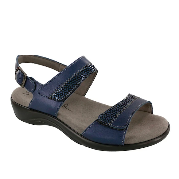 SAS Women’s Nudu Heel Strap Sandal Navy