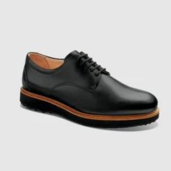 Samuel Hubbard Men’s Rainy Day Waterproof Dress Shoes Black Leather