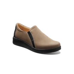 Samuel Hubbard Women’s Featherlight Marine Slip-On Taupe Nubuck