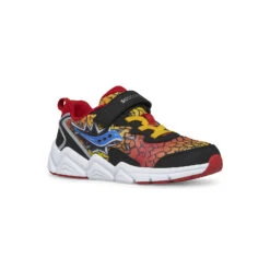 Saucony Kid’s Flash 3.0 A/C Sneaker Black/Red/Yellow