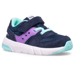 Saucony Kid’s Jazz Lite 2.0 Sneaker Navy/Purple