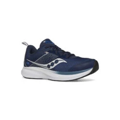 Saucony Kid’s Ride KDZ Sneaker Navy/Silver