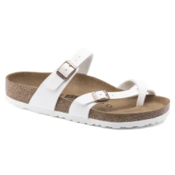 Birkenstock Women’s Mayari White Birko-Flor