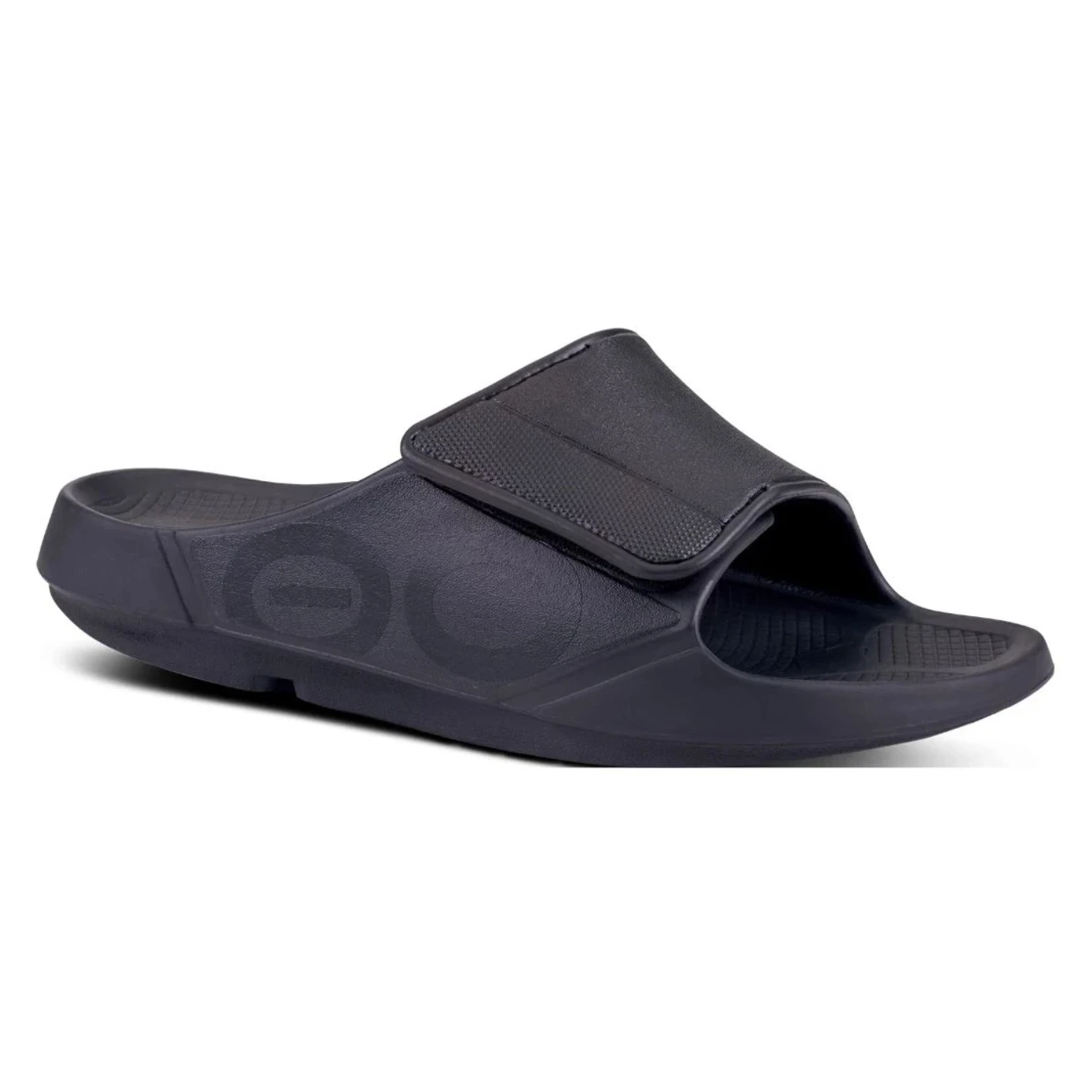 OOfos OOahh Sport Flex Sandal Black Matte
