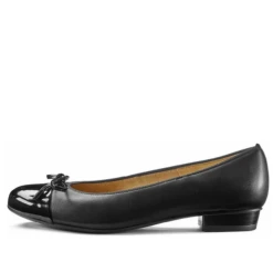 Ara Women’s Belinda Flat Black Leather