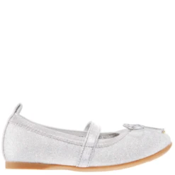 Nina Toddler’s Esther Ballet Flat Silver