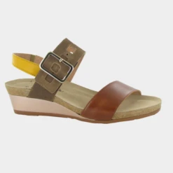 Naot Women’s Dynasty Wedge Brown/Marigold