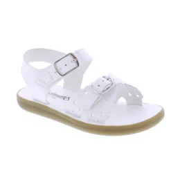 Footmates Kid’s Eco-Ariel Sandal White Micro